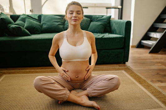 back pain relief during pregnancy, midwife-approved breathing tips, pregnancy care with COOLHOT essentials